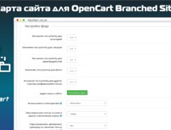 Карта сайта для OpenCart Branched Sitemap v1.14 KEY