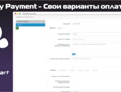 Модуль Мои способы оплаты Opencart 3