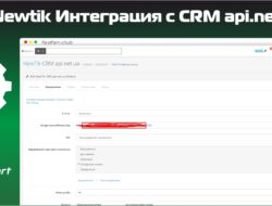 Newtik Интеграция с CRM api.net.ua v3.1.25 KEY