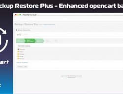 Backup Restore Plus — Enhanced opencart backup v3.9 VIP