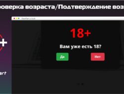 Проверка возраста/Подтверждение возраста v1.0